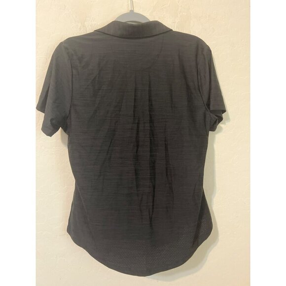 NWT Greg Norman Pro Series Women Collared Golf Shirt Sz L 4 button w Moisture Ma - Picture 5 of 6